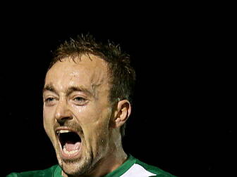 Finn Harps' Dave Scully is...